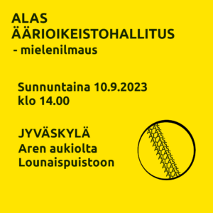 Alas äärioikeistohallitus - mielenilmaus @ Jyväskylä - Arenaukio