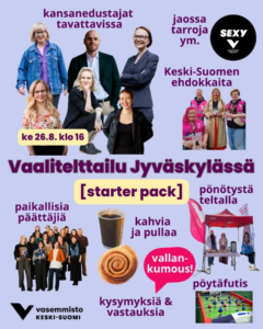 Eduskuntaryhmä (ja vasemmisto-opiskelijat) Jyväskylässä @ Jyväskylä